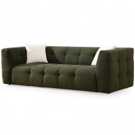 Καναπές Τριθέσιος Cady 560ARE1821 235x100x72cm Green GREEN