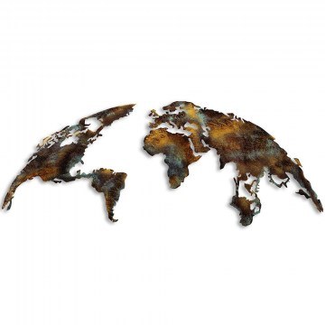 Wall Decorative World Map Medium 891TNL2435 150x59cm Multi Wallity