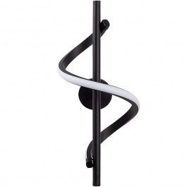 Φωτιστικό Τοίχου Likma 119FRS1113 16x25x41cm Led 11W 3000K Black Opviq BLACK