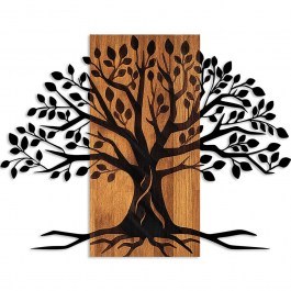 Wall Decorative Willow 899SKL2463 58x80cm Black-Walnut Wallity BLACK-WALNUT