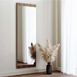 Wall Mirror Basic 552NOS2204 120x2,2x40cm Walnut Aberto Design WALNUT