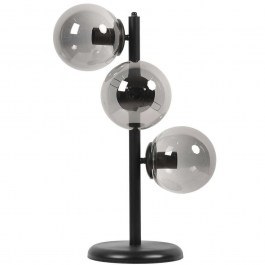 Φωτιστικό Επιτραπέζιο Simay 941RTN1318 Φ20x55cm 3xE27 60W Black Opviq BLACK