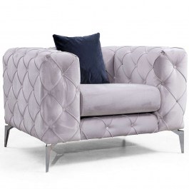Πολυθρόνα Como 569HLN1502 108x90x70cm Light Grey LIGHT GREY