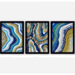Πίνακας (Σετ 3Τμχ) 364LUL1262 35x45cm Multi Wallity