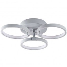 Φωτιστικό Οροφής - Πλαφονιέρα Halk 119FRS1540 37x32x9cm Led 18W 3000K Grey Opviq GREY