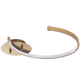 Φωτιστικό Οροφής - Πλαφονιέρα Moon 119FRS1501 46x33x6cm Led 12W 3000K Gold Opviq GOLD