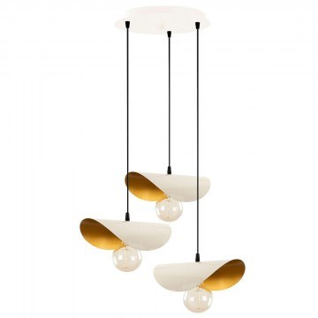 Pendant Lamp Sivani 536NTD1145 D45x106cm 3xE27 40W White-Gold Opviq