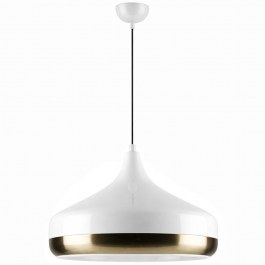 Φωτιστικό Οροφής Yildo 892OPV2753 Φ36x122cm E27 40W White-Gold Opviq WHITE-GOLD