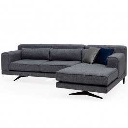 Καναπές Γωνιακός (Δεξιά Γωνία) Jivago 308x198x78cm Grey GREY