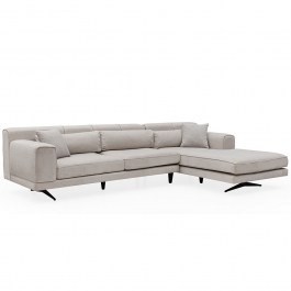 Καναπές Γωνιακός (Δεξιά Γωνία) Jivago 560ARE1715 308x198x78cm Beige BEIGE