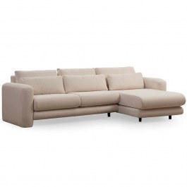 Καναπές Γωνιακός (Δεξιά Γωνία) Lily 560ARE1854 290x165x73cm Cream CREAM