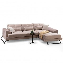 Καναπές Γωνιακός (Δεξιά Γωνία) Frido 560ARE1166 308x190x92cm Beige BEIGE