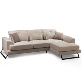 Καναπές Γωνιακός (Δεξιά Γωνία) Frido 560ARE1168 304x190x92cm Ecru ECRU