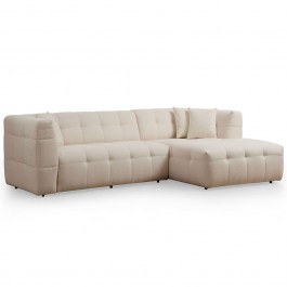 Corner Sofa (Right Corner) Cady 560ARE1842 300x150x72cm Beige BEIGE