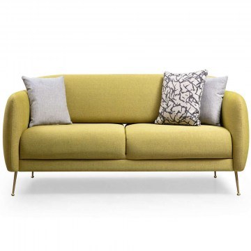 Three-Seater Sofa - Bed Sevilla 560ARE1312 214x98x85cm Yellow