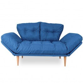 Three-Seater Sofa - Bed Nina Daybed 859FTN1351 120x60x40cm Blue BLUE