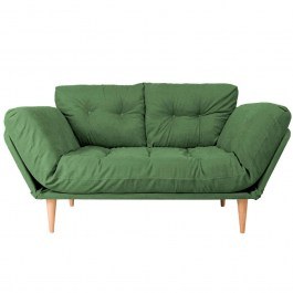 Three-Seater Sofa - Bed Nina Daybed 859FTN1356 120x60x40cm Green GREEN