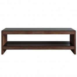 TV Furniture 552NOS1510 140x40x45cm Walnut-Black WALNUT-BLACK