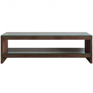 Έπιπλο Τηλεόρασης 552NOS1509 140x40x45cm Walnut-Clear