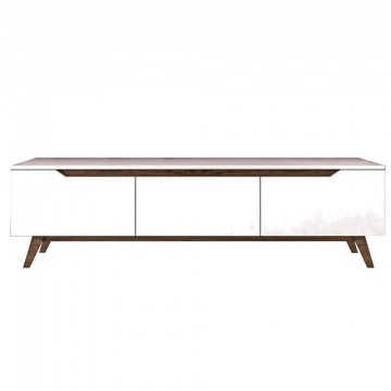 TV Furniture 893RAN3105 180x35x48,6cm White-Walnut