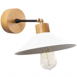 Φωτιστικό Τοίχου - Απλίκα Manavgat 525NOR3146 Φ24x20cm 1xE27 40W Natural-White Opviq NATURAL-WHITE