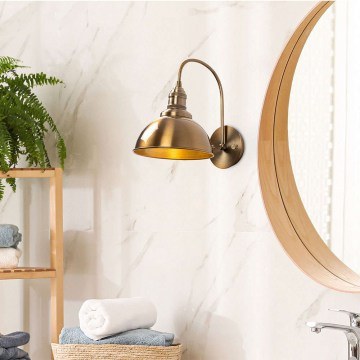 Wall Lamp - Sconce Varzan 942FLG2130 27x27x36cm 1xE27 15W Gold Opviq