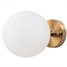 Wall Lamp - Sconce Atmaca 942FLG2112 24x15cm 1xE14 15W Gold-Cream Opviq CREAM-GOLD