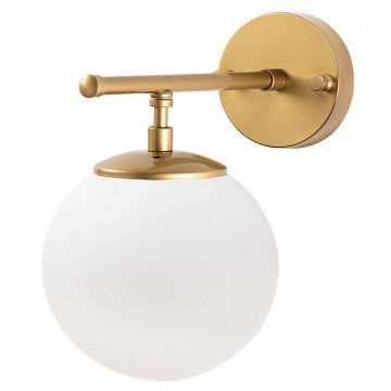 Wall Lamp - Sconce Roe 942FLG2153 15x24x24cm 1xE14 40W Gold-Cream Opviq