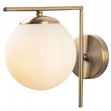 Wall Lamp - Sconce 211LMP1121 15x28x23cm 1xE14 40W Gold-White Opviq