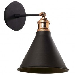 Φωτιστικό Τοίχου - Απλίκα Berceste 525NOR3154 Φ20x29cm E27 40W Black Opviq BLACK