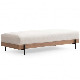 Σκαμπό Eti 560ARE2134 158x68x38cm White-Oak WHITE