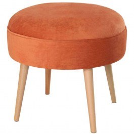 Stool Romley 209FLF1406 D52x44cm Orange ORANGE