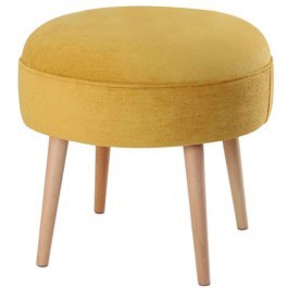 Stool Romley 209FLF1405 D52x44cm Yellow YELLOW