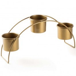 Pot 247HFM1149 40x10x20cm Gold Aberto Design GOLD
