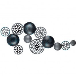 Wall Decorative Bronte 279ENZ1835 90x8x42cm Multi-Silver Wallity SILVER-MULTI
