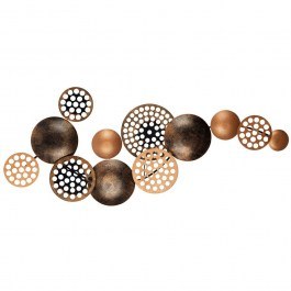 Wall Decorative Bronte 279ENZ1834 90x8x42cm Multi-Bronze Wallity BRONZE-SILVER