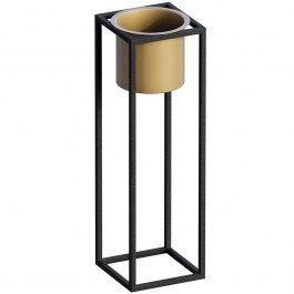 Κασπώ 247HFM1185 15x15x50cm Black-Gold Aberto Design BLACK-GOLD