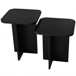 Ζιγκόν (Σετ 2Τμχ) Blues 552NOS1482 40x40x50/40x40x55cm Black BLACK