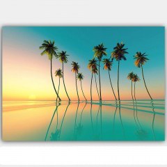 Πίνακας Καμβάς 441HPE1985 100x70cm Multi Wallity