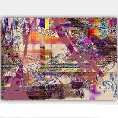 Πίνακας Καμβάς 441HPE2758 100x70cm Multi Wallity