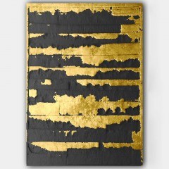 Canvas Painting 441HPE1558 70x100cm Black-Gold Wallity