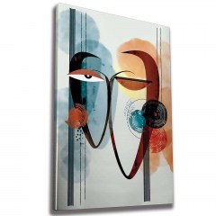 Πίνακας Καμβάς 227WRZ1183 50x70cm Multi Wallity