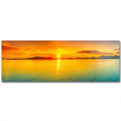 Canvas Painting With Led Light 254LED4476 90x30cm Multi Wallity