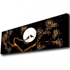 Πίνακας Καμβάς Με Φως Led 139LDG1116 90x30cm Multi Wallity