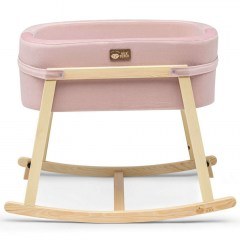 Κούνια Βρεφική Hier 676HDS1121 90x58x70cm Pink-Natural