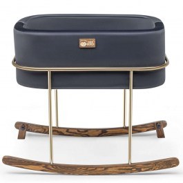 Κούνια Βρεφική Hier 676HDS1133 90x58x70cm Black-Gold BLACK-GOLD