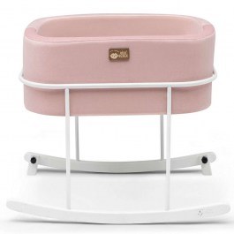 Κούνια Βρεφική Hier 676HDS1136 90x58x70cm Pink-White PINK-WHITE