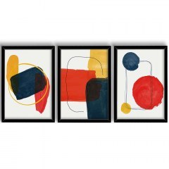 Frames (Set 3Pcs) 122RMF1132 38x53cm Multi Wallity