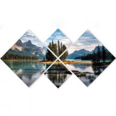 Canvas Painting (Set 4Pcs) 989EVS1184 40x40/20x20cm Multi Wallity