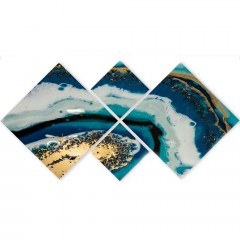 Canvas Painting (Set 4Pcs) 989EVS1316 40x40/20x20cm Multi Wallity